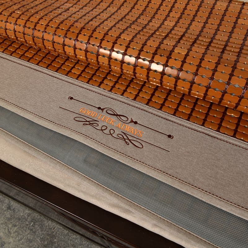 Breathable Carbonized Mahjong Bamboo Mat