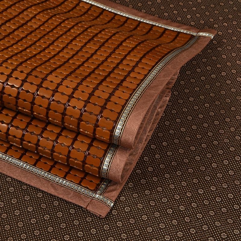 Carbonized bamboo mahjong summer mattress topper