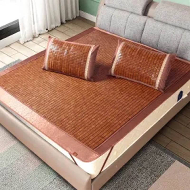 Carbonized Summer Bamboo Bed Sheet Mahjong Sleeping Mat