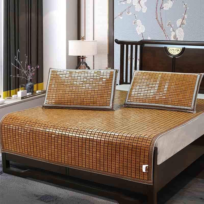 Mat 1.8m mahjong mat single double bed student dormitory 0.9 2m bamboo mat folding mahjong mat.
